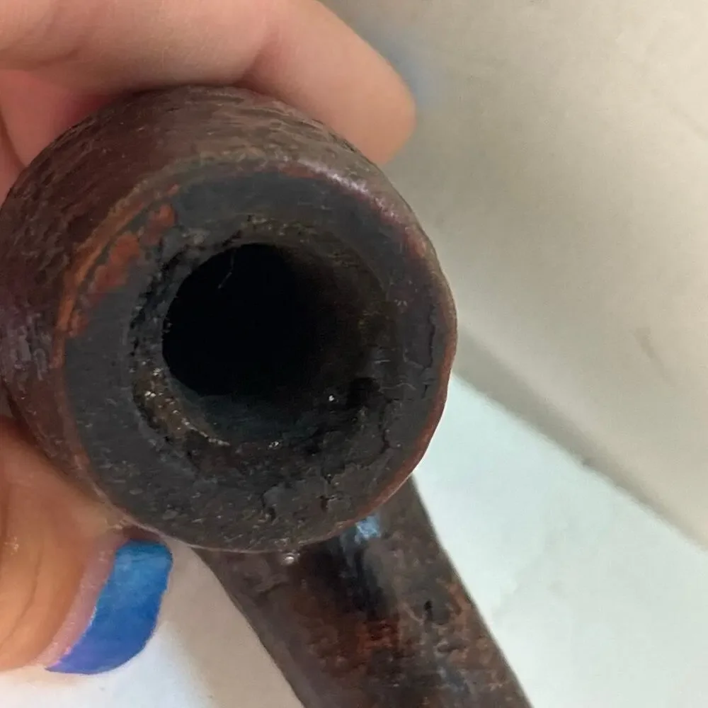 Briarwood Sandblasted Tobacco Pipe Made in France Captain Black Yeoman